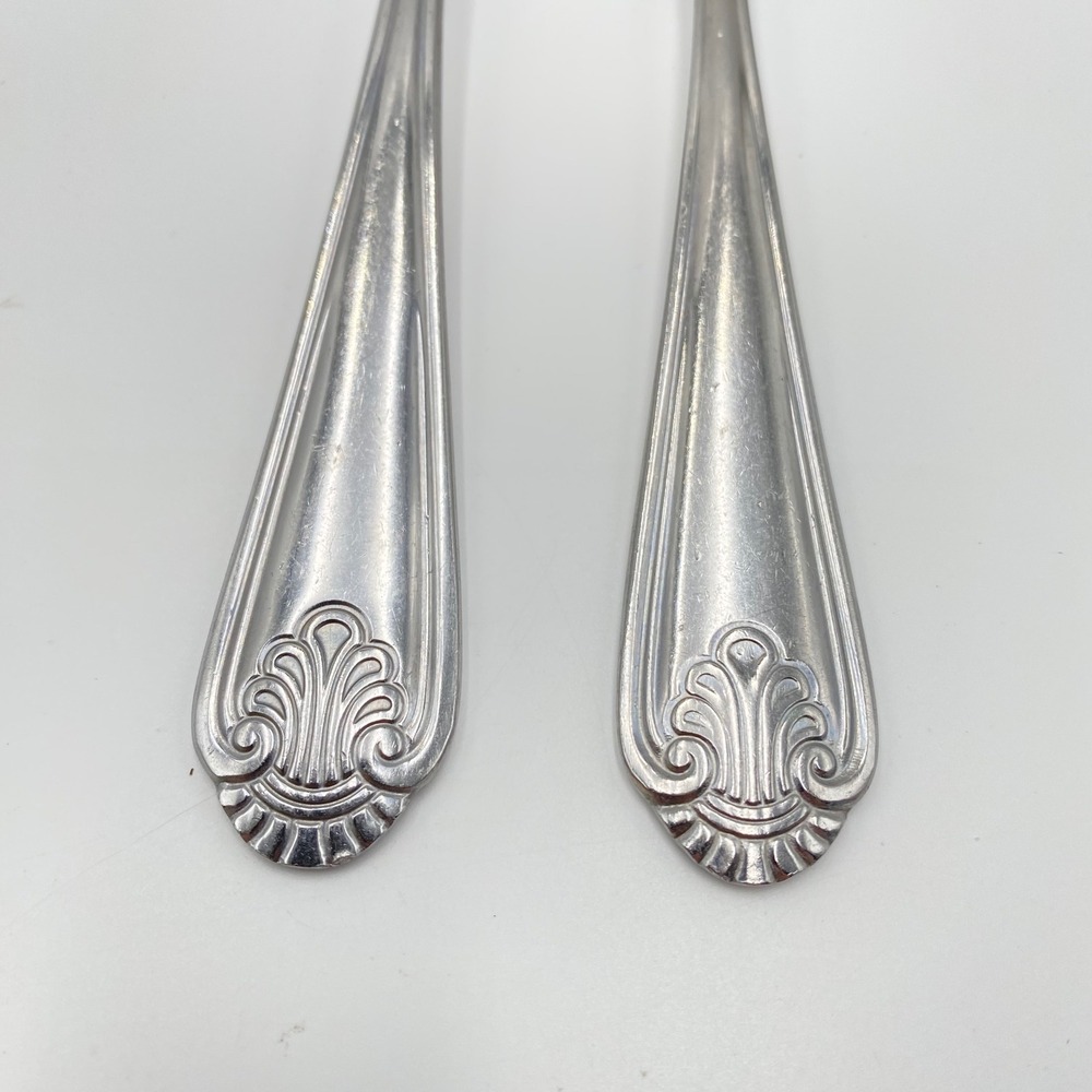 WALCO WC05 Silverware Forks - Plume 7.5" Elegant Dining,‎ Set of 2